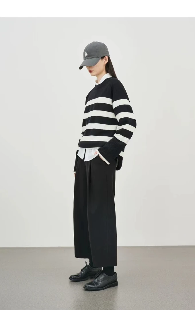 穿过就会爱上！秋冬加绒加厚垂顺有型遮肉毛呢哈伦裤(B16-4)K3001