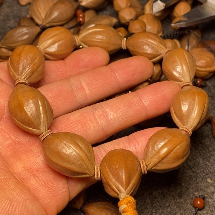 橄榄核手串1.9尺寸19号