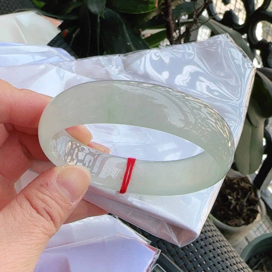 翡翠手镯未镶嵌57.8贵妃手镯