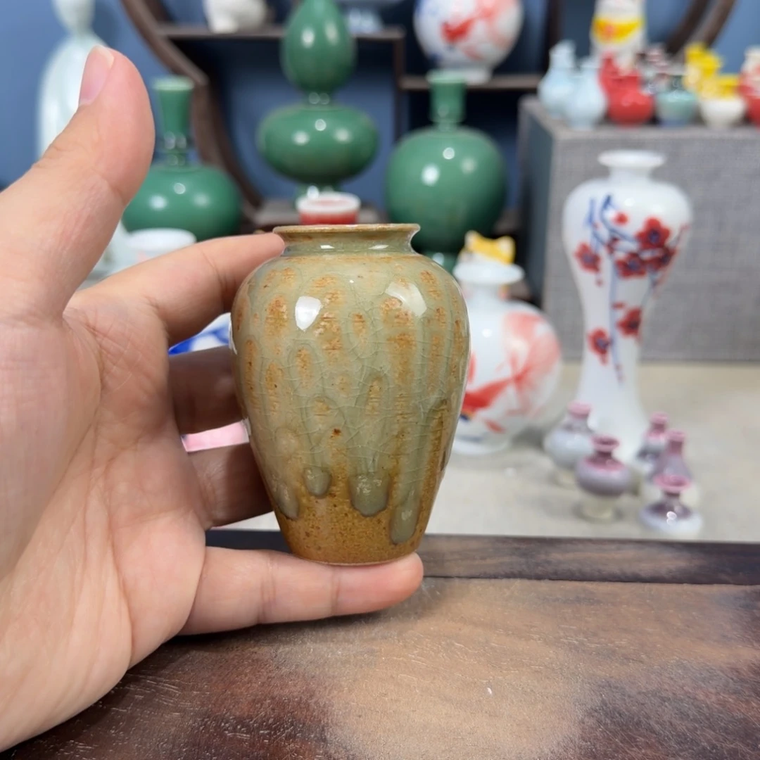 陶瓷手工小花器摆件