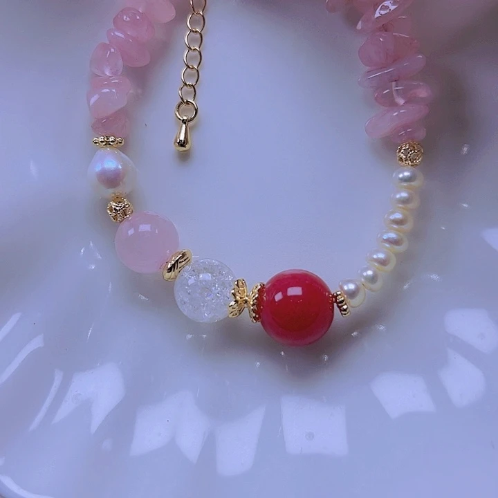 淡水珍珠手绳合金