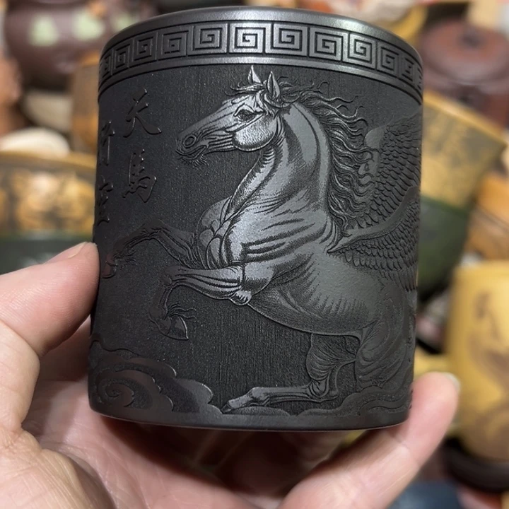 茶杯紫砂宜兴紫砂主人杯