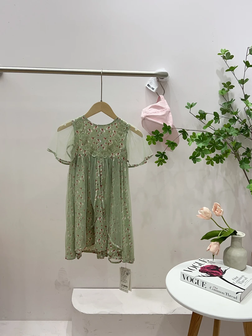 60842高端潮流时尚百搭休闲童装时尚连衣裙A15-3-1