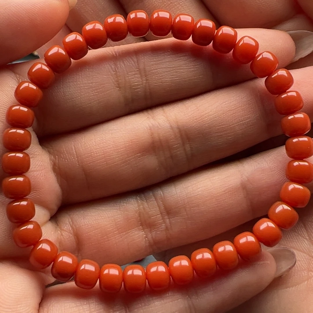 南红玛瑙未镶嵌老型6单圈