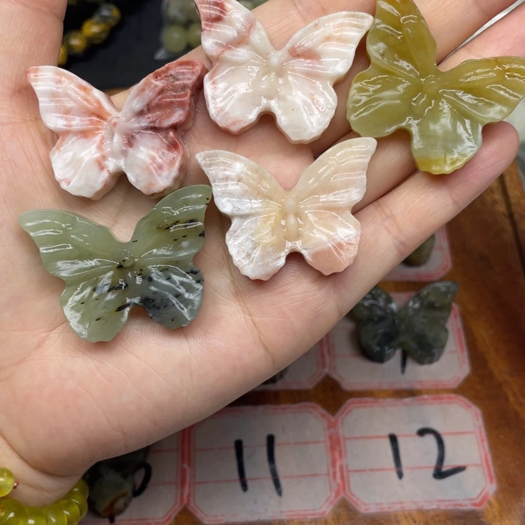 蛇纹石玉未镶嵌项链