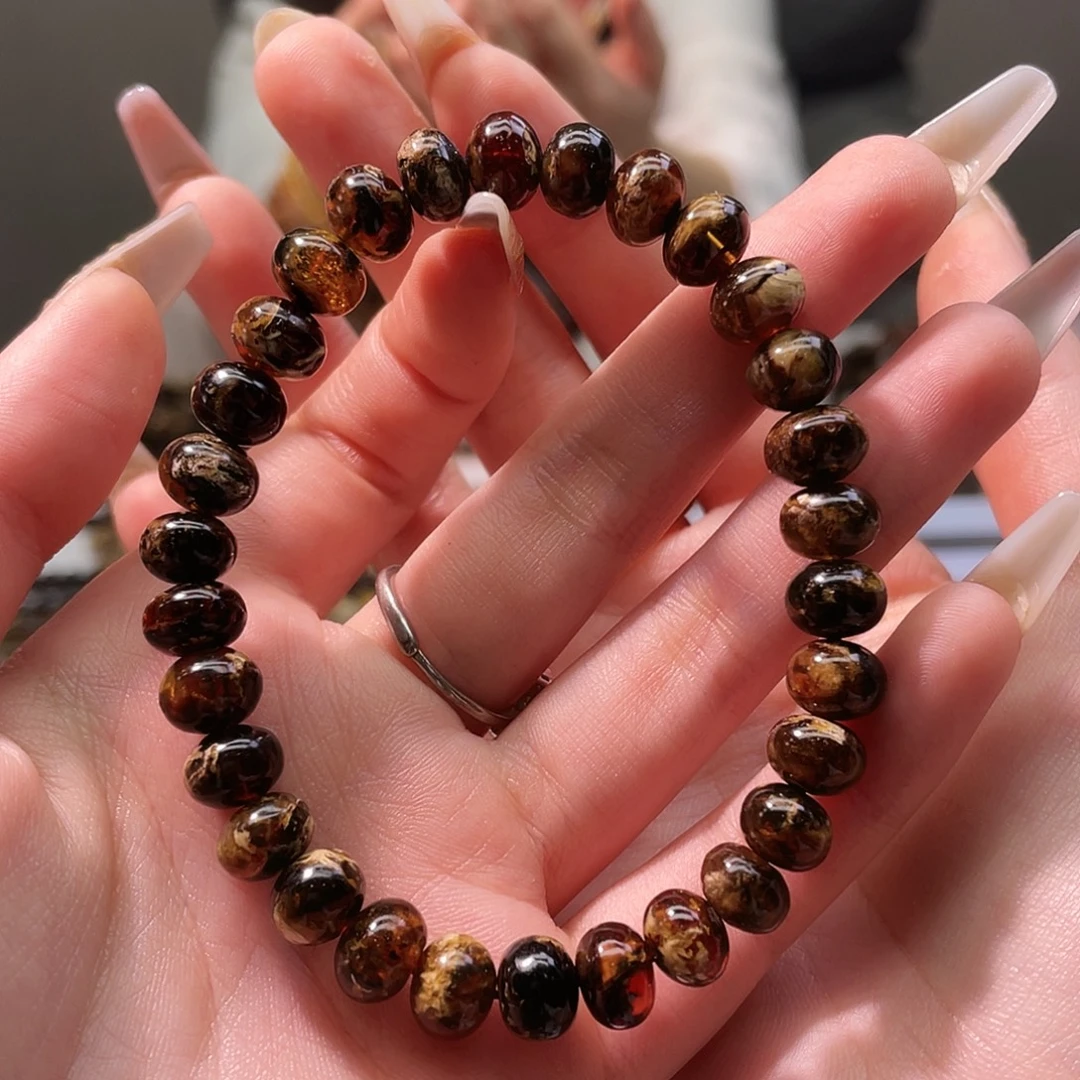 琥珀未镶嵌裸石抚顺琥珀8血腊