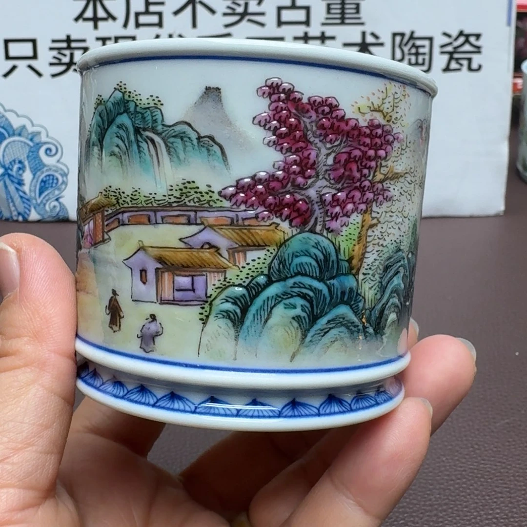 景德镇手工手绘展示