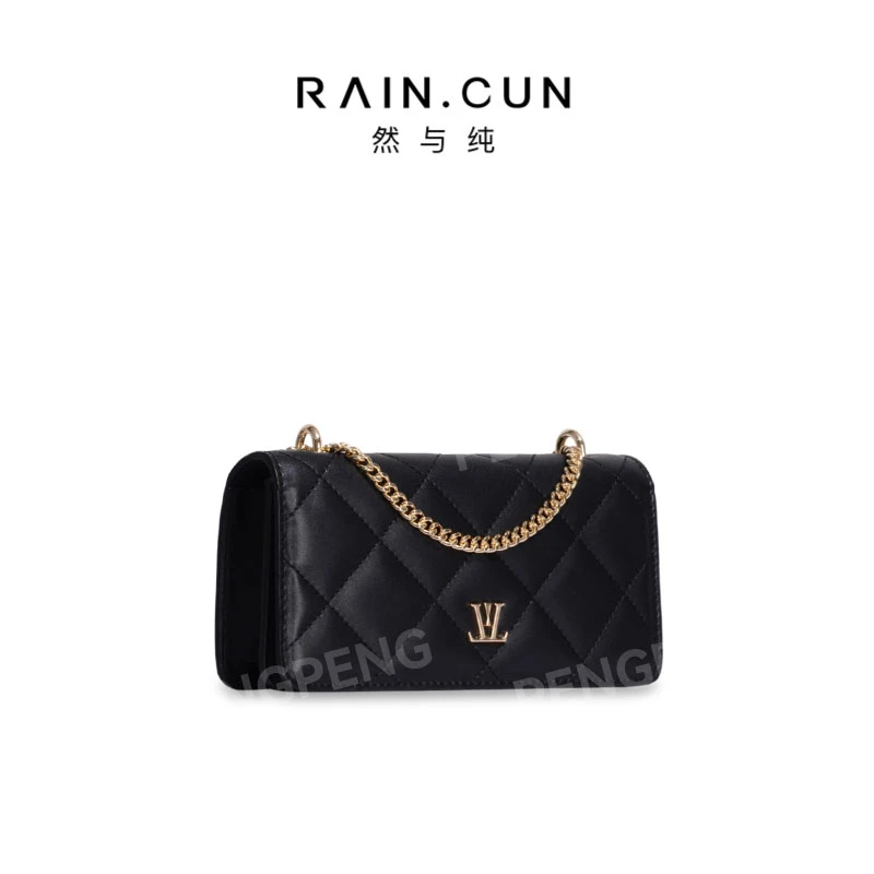 RAIN.CUN GQ-1886-黑色  轻奢女士时尚潮流通勤斜跨包