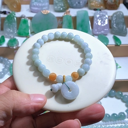 翡翠未镶嵌手链02