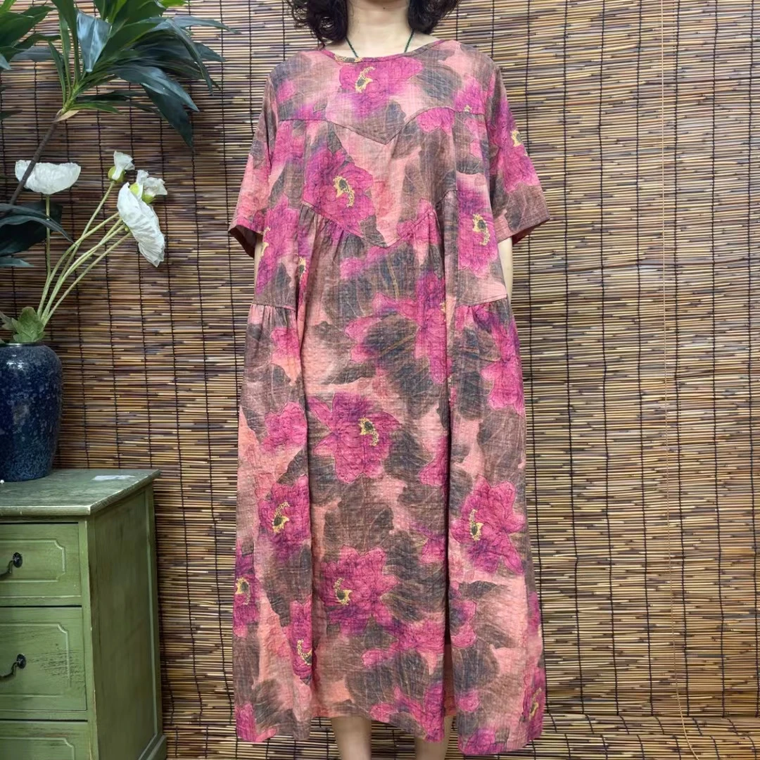 3976新款夏季洋气减龄气质连衣裙QZ
