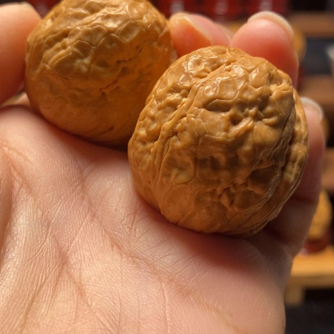 文玩核桃把件麒麟元宝40尺