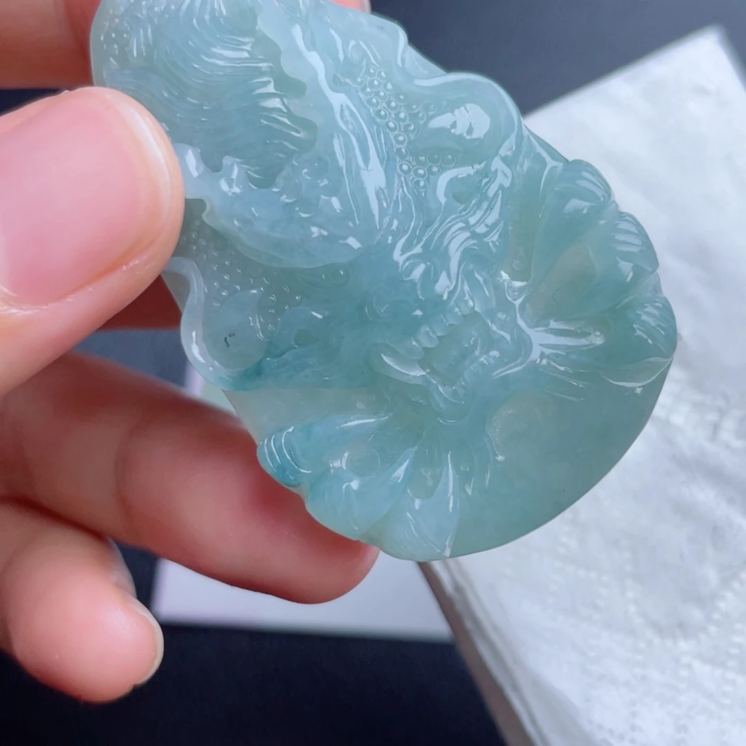 定制翡翠未镶嵌翡翠吊坠