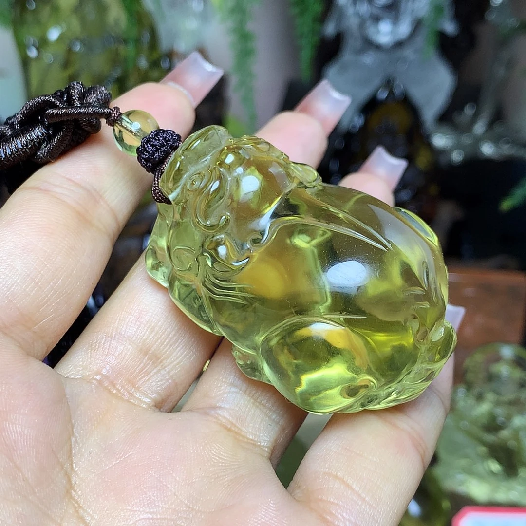 水晶未镶嵌颈饰天然