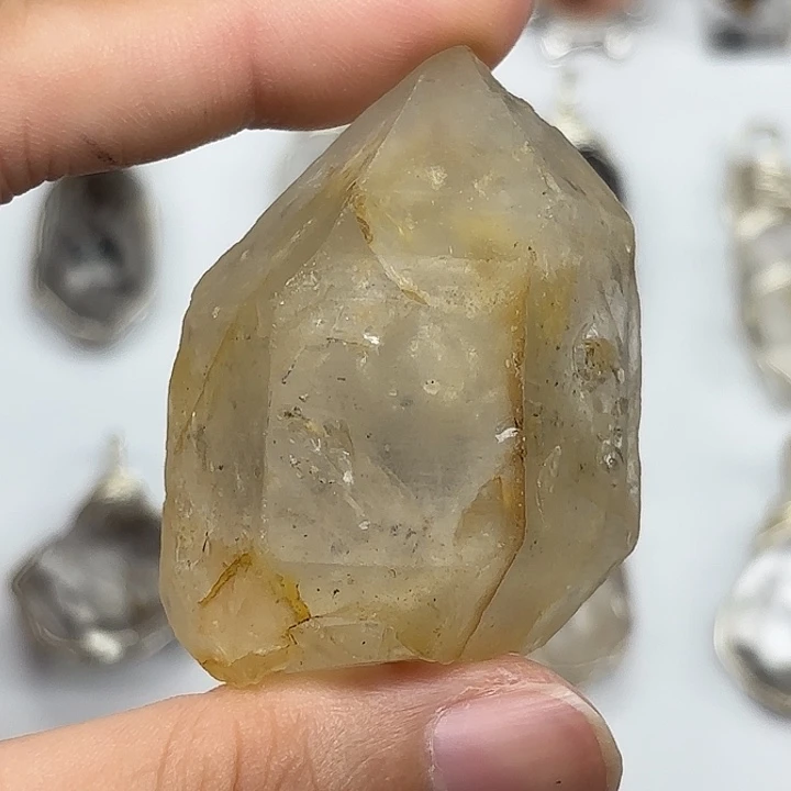 未镶嵌颈饰水晶胶花闪灵钻52mm+