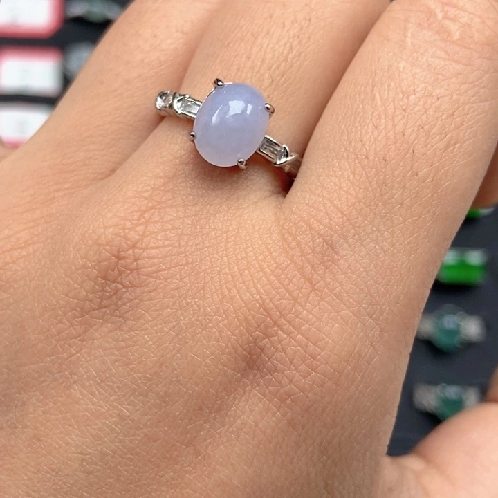 翡翠未镶嵌戒指戒指