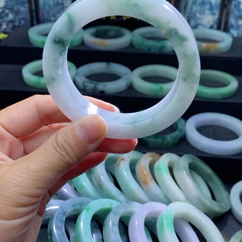 【闪购商品】定制翡翠手镯未镶嵌勇**前