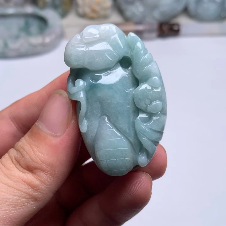 翡翠未镶嵌颈饰如意玉米2