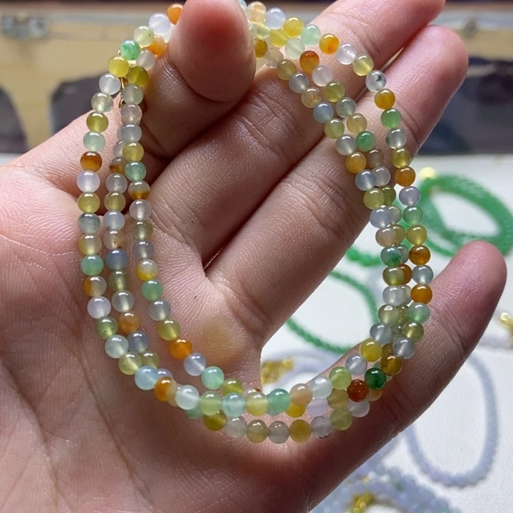 定制翡翠未镶嵌缅甸翡翠A货卡3.8