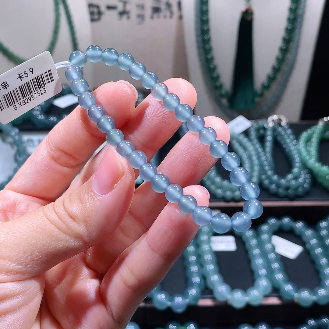 未镶嵌手链翡翠莫*生天然a货翡翠手串