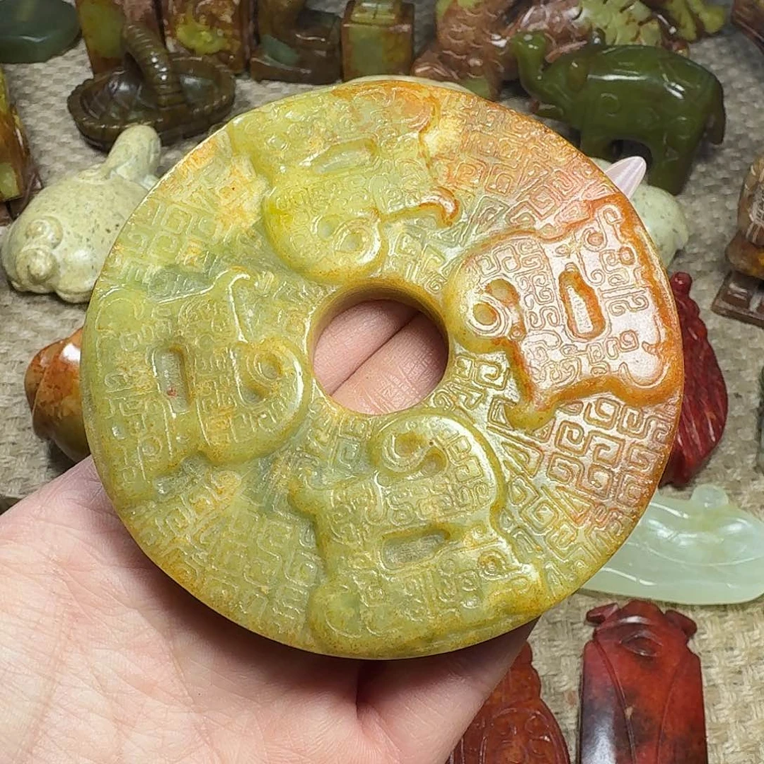 白玉菩提吊坠挂件