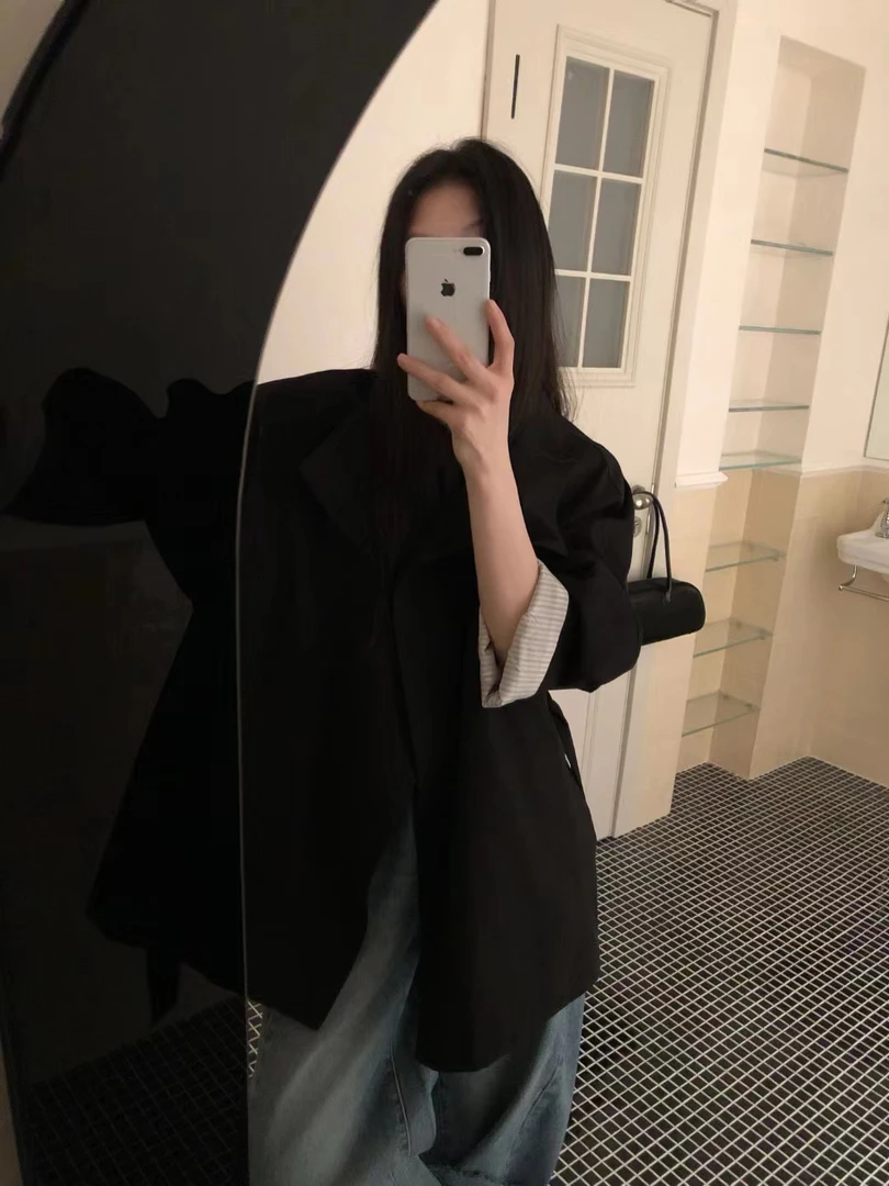 【一粒扣风衣】百搭韩系显白高级风衣