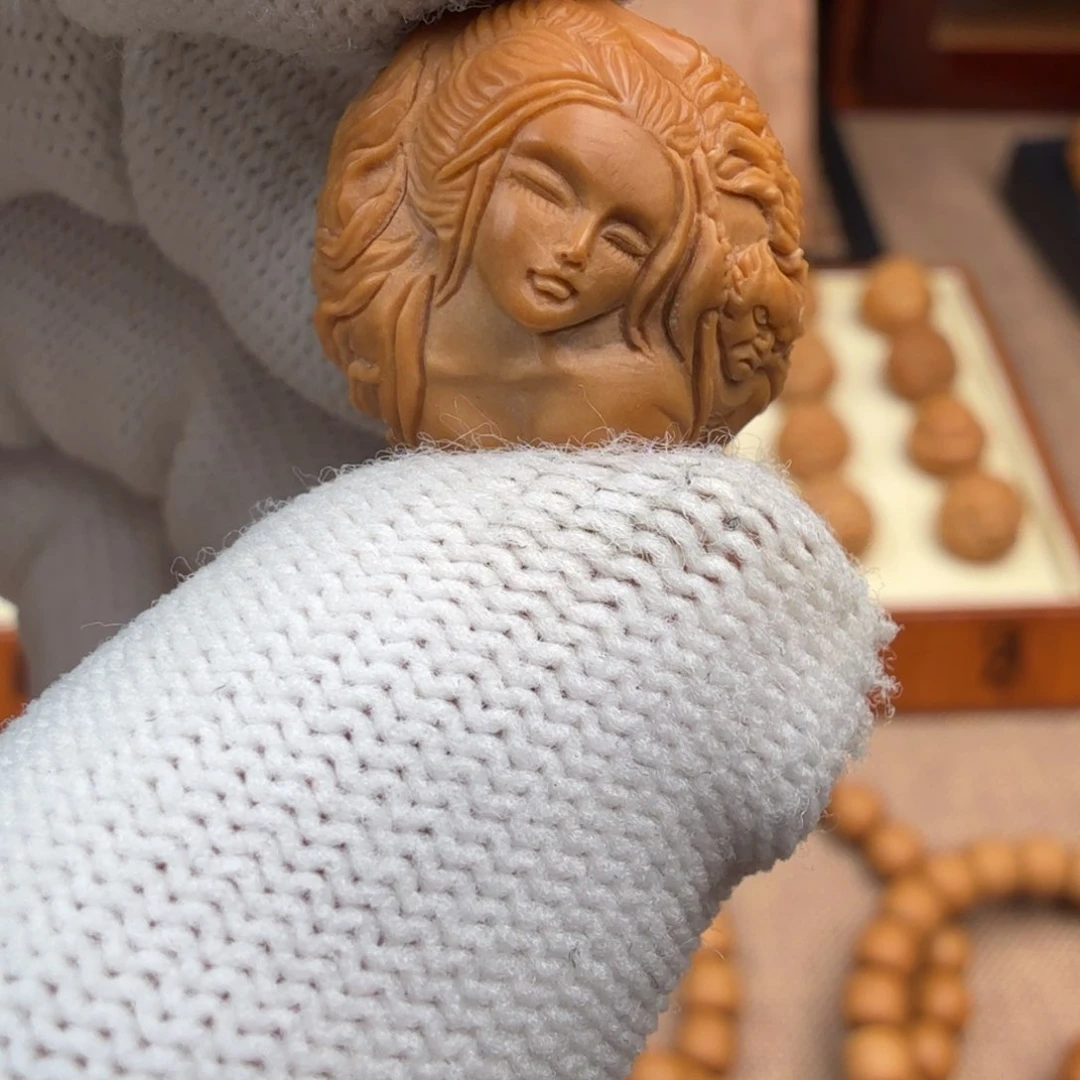 猴头核桃吊坠钟馗嫁妹