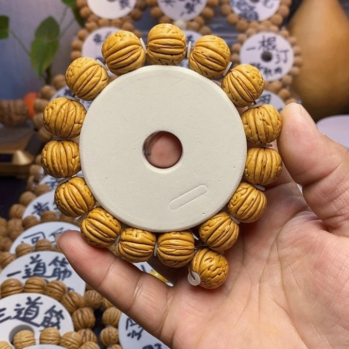 【闪购商品】晚*桃核雕刻手串手链