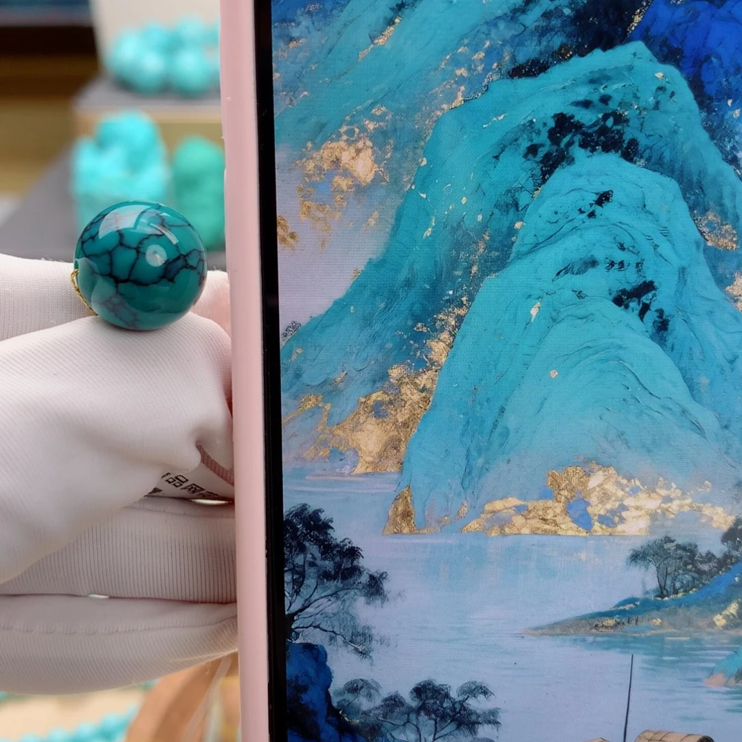 未镶嵌绿松石挂件