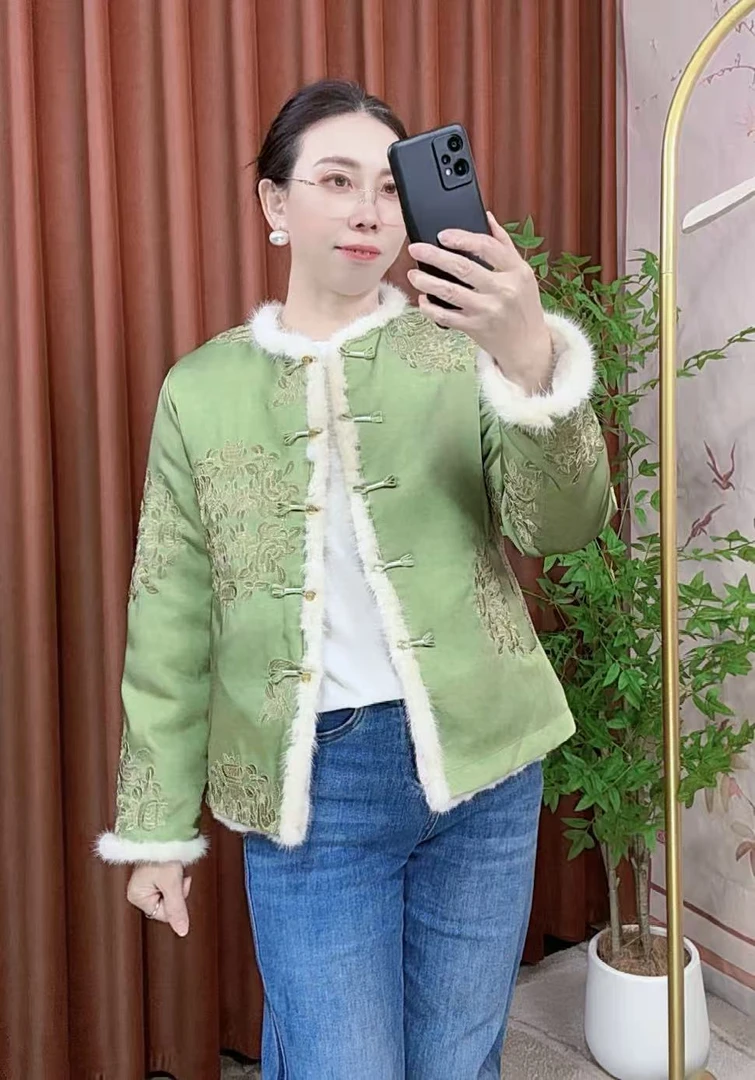 【大集合】2025冬季新款外套新中式香云纱上衣