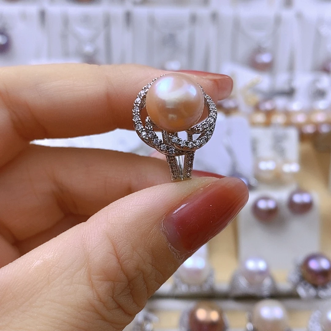 戒指未镶嵌淡水珍珠