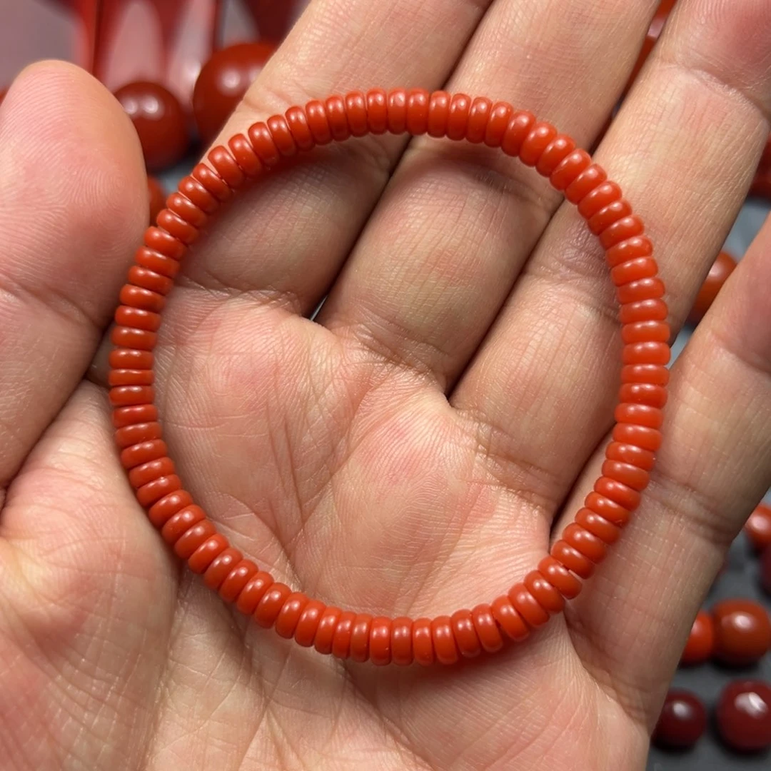 南红玛瑙未镶嵌珠宝奇石尺寸5无纹