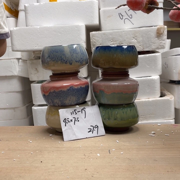 粗陶多肉花盆微瑕19