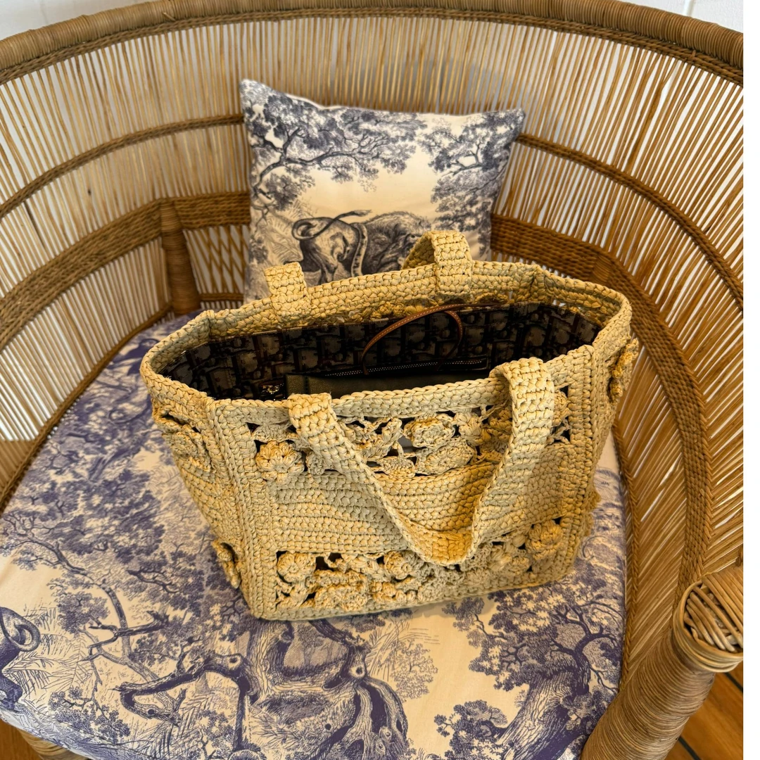 COCOLINDA拉拉草花朵编织包B2131