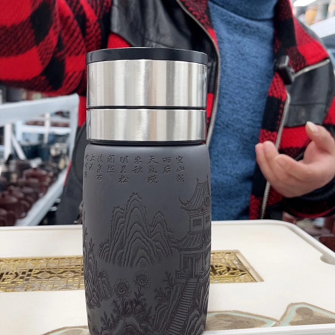 茶杯紫砂大容量杯1