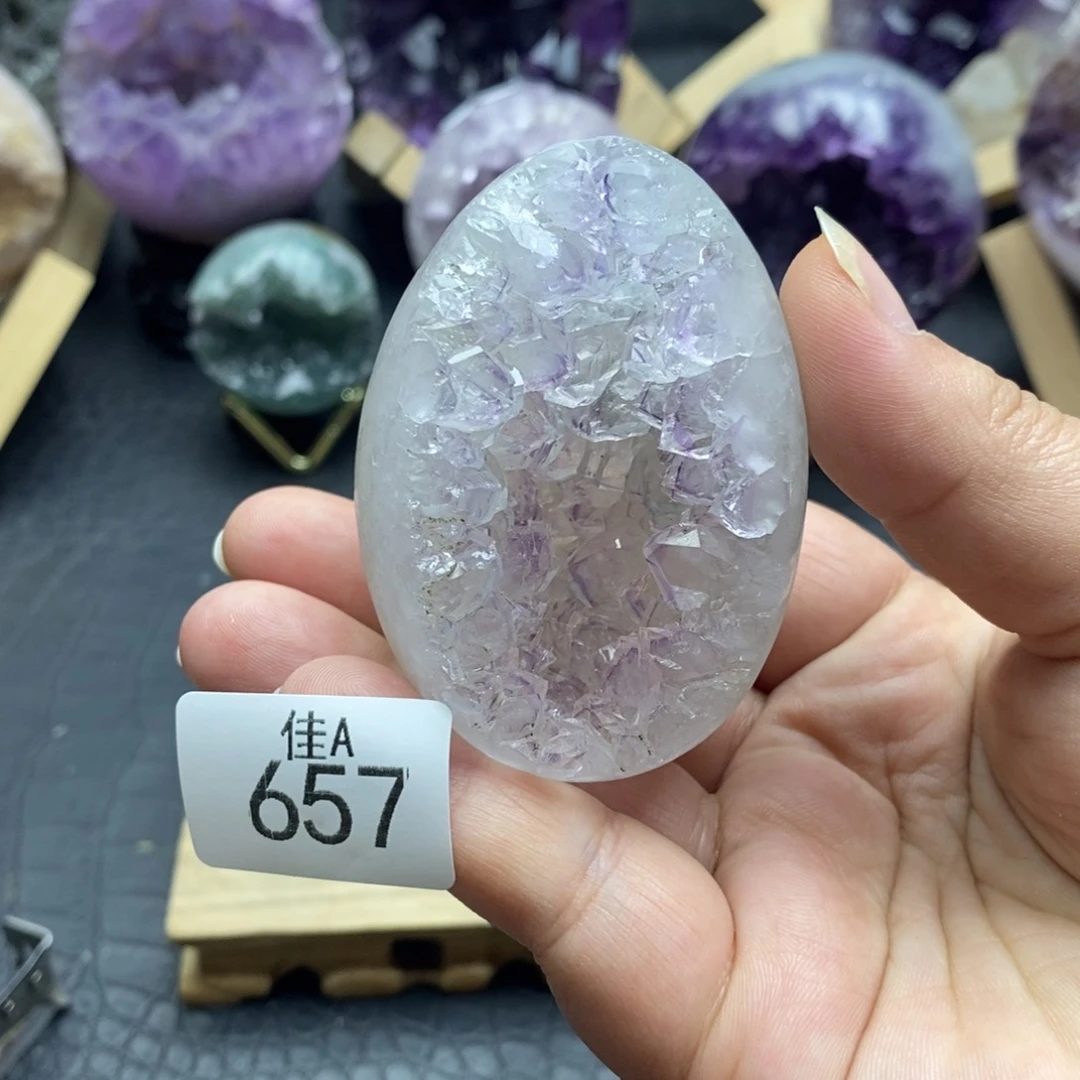 未镶嵌大型摆件（非配饰）紫晶星****间