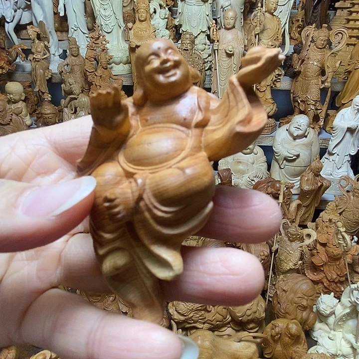 柏木（崖柏）弥勒佛