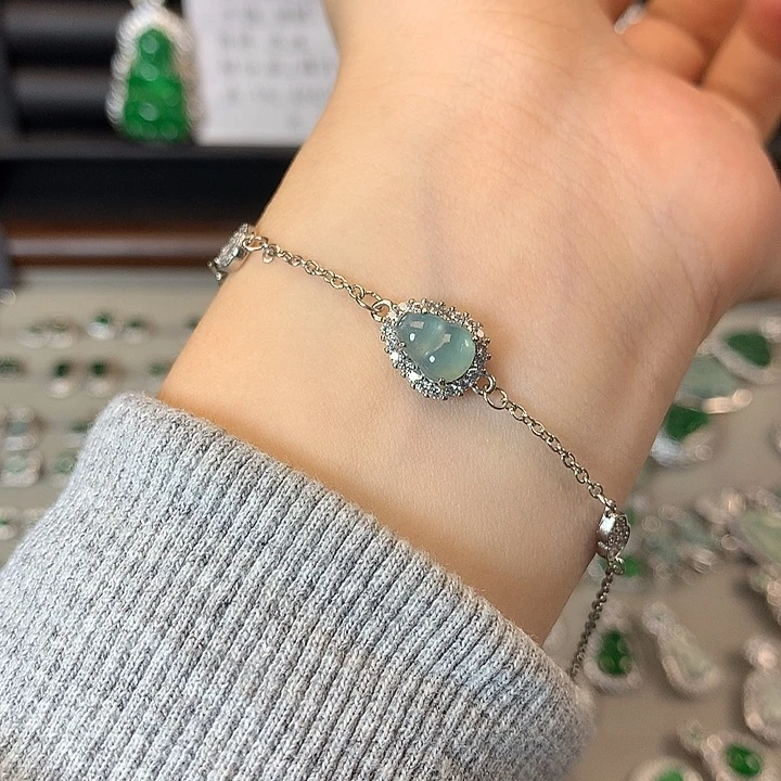 翡翠未镶嵌手链手链