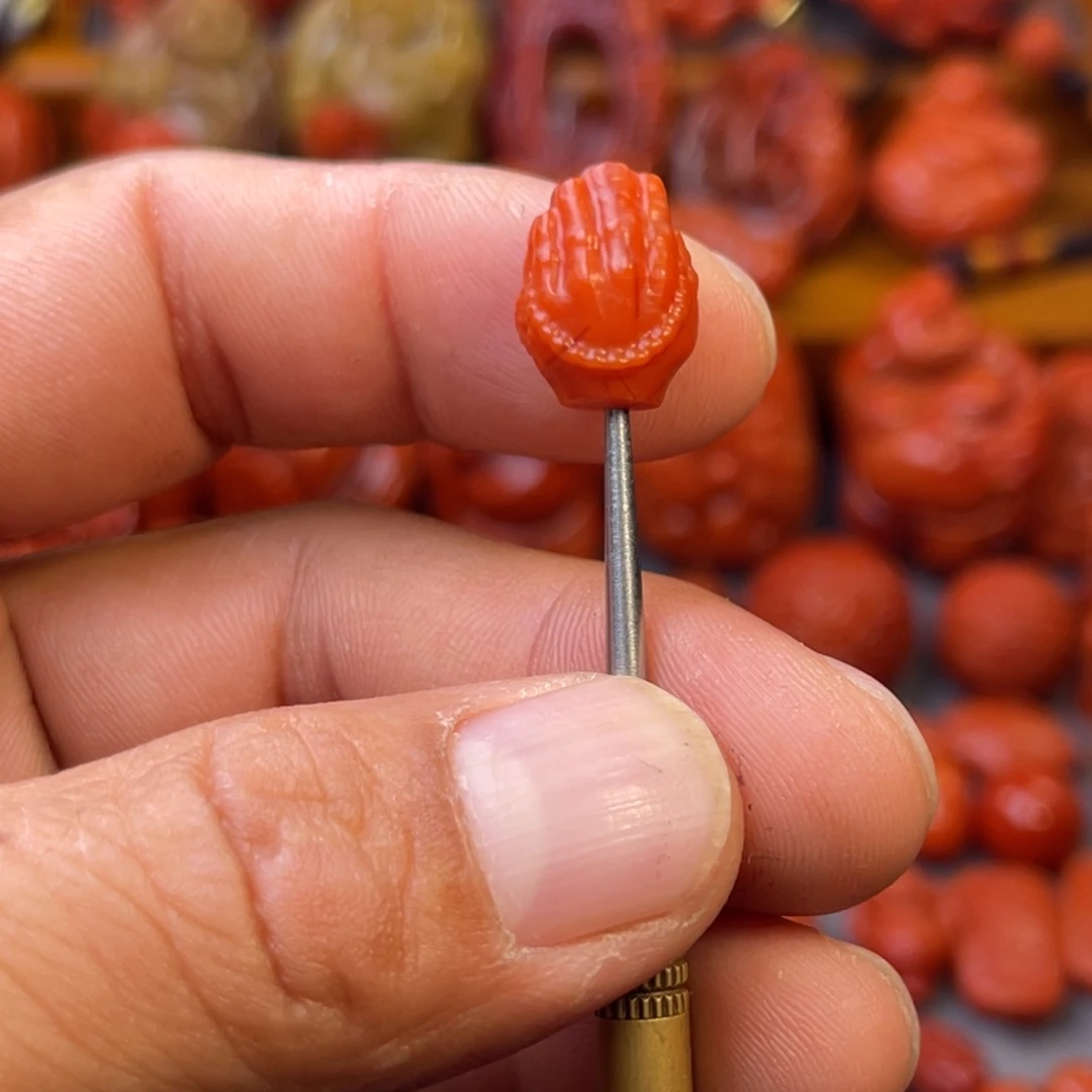 南红玛瑙未镶嵌川料精工配饰