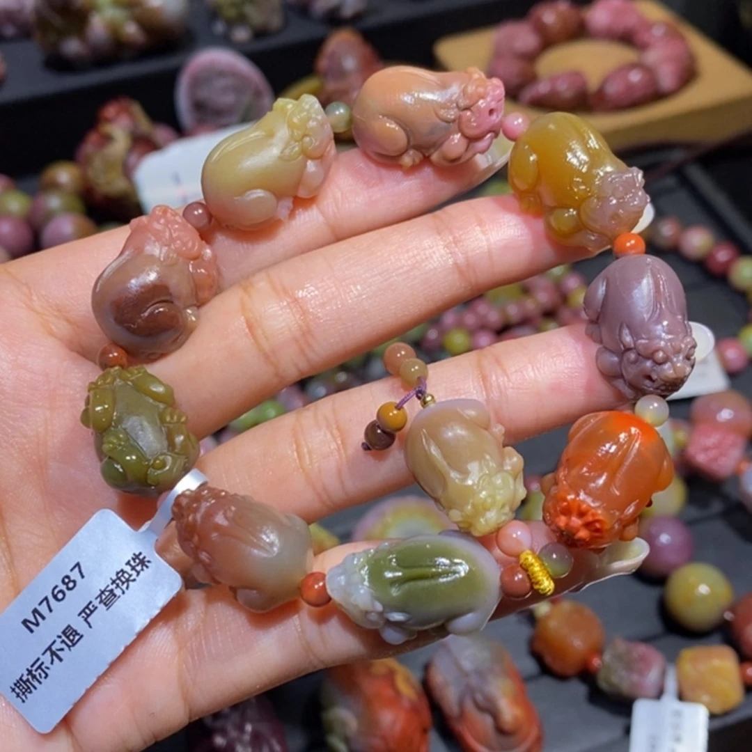 【闪购商品】未镶嵌手链玛瑙/玉髓盐源玛瑙