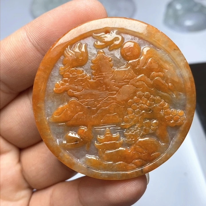颈饰未镶嵌翡翠翡翠