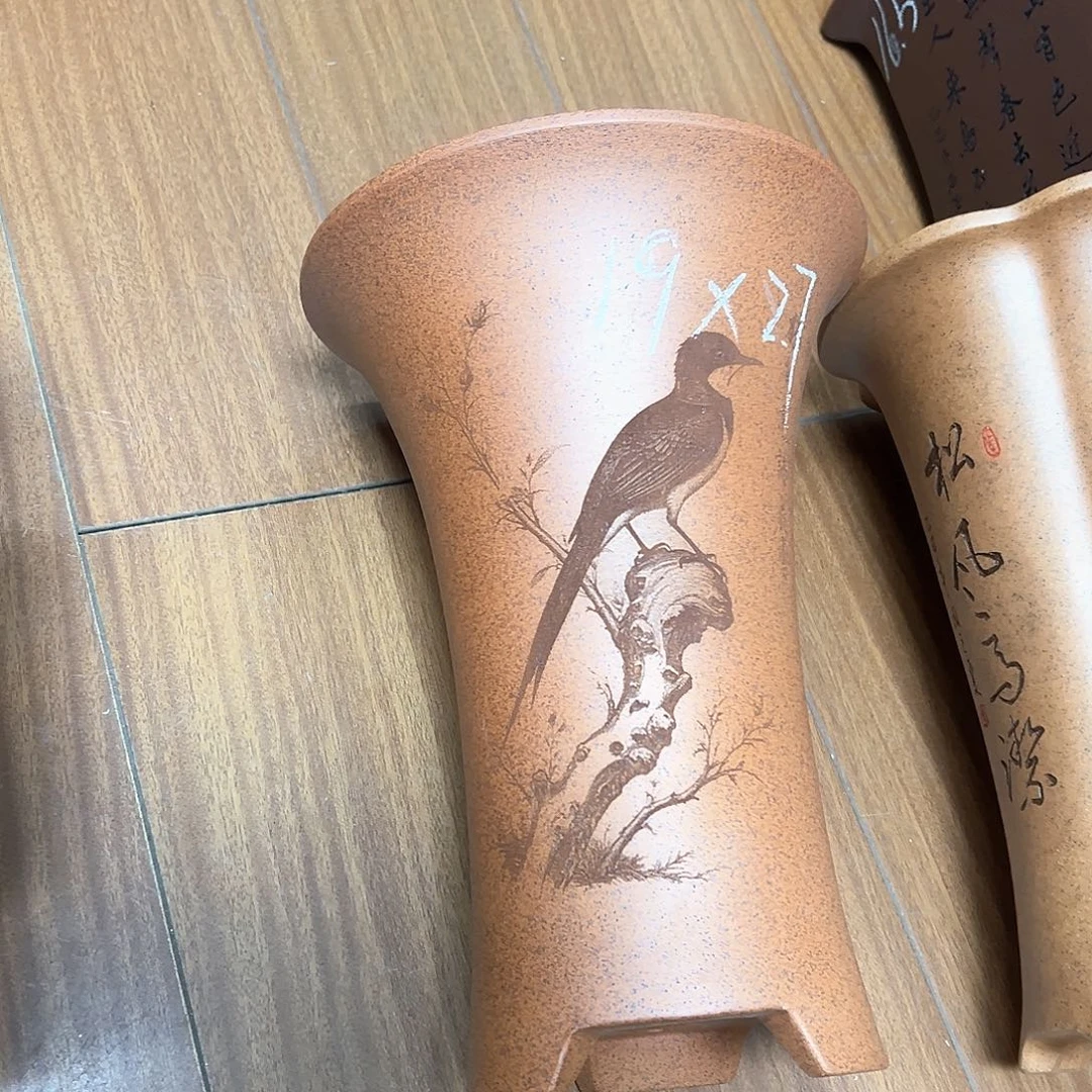 紫砂花盆周之夏精品紫砂花盆