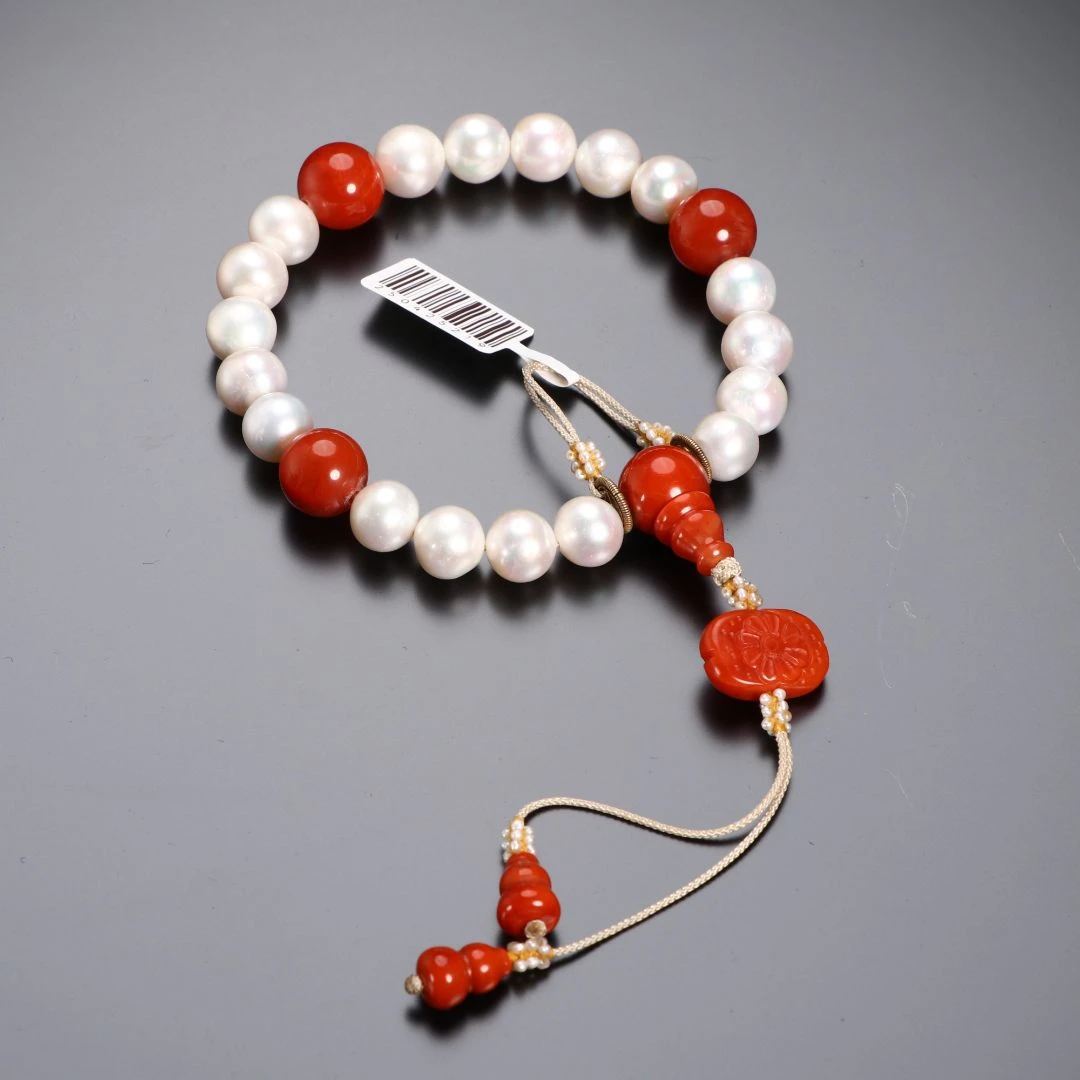 250425219/博古通今/集古藏今/东珠十八籽手持/古董首饰