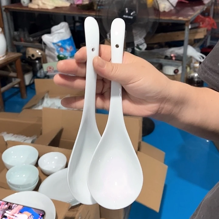 瓷片高白泥大勺两个包邮