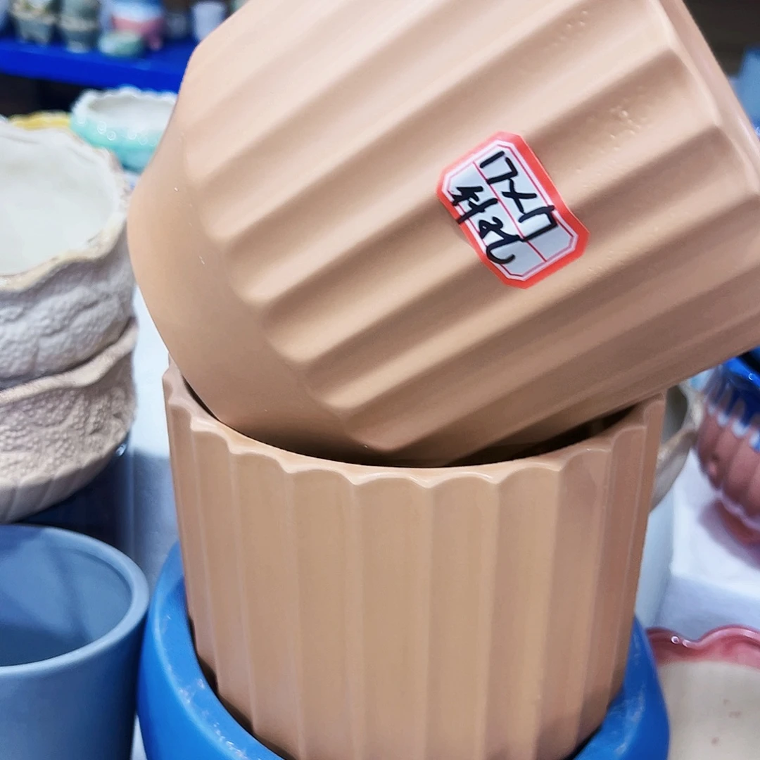 外贸尾单陶瓷花盆凑单10米包邮