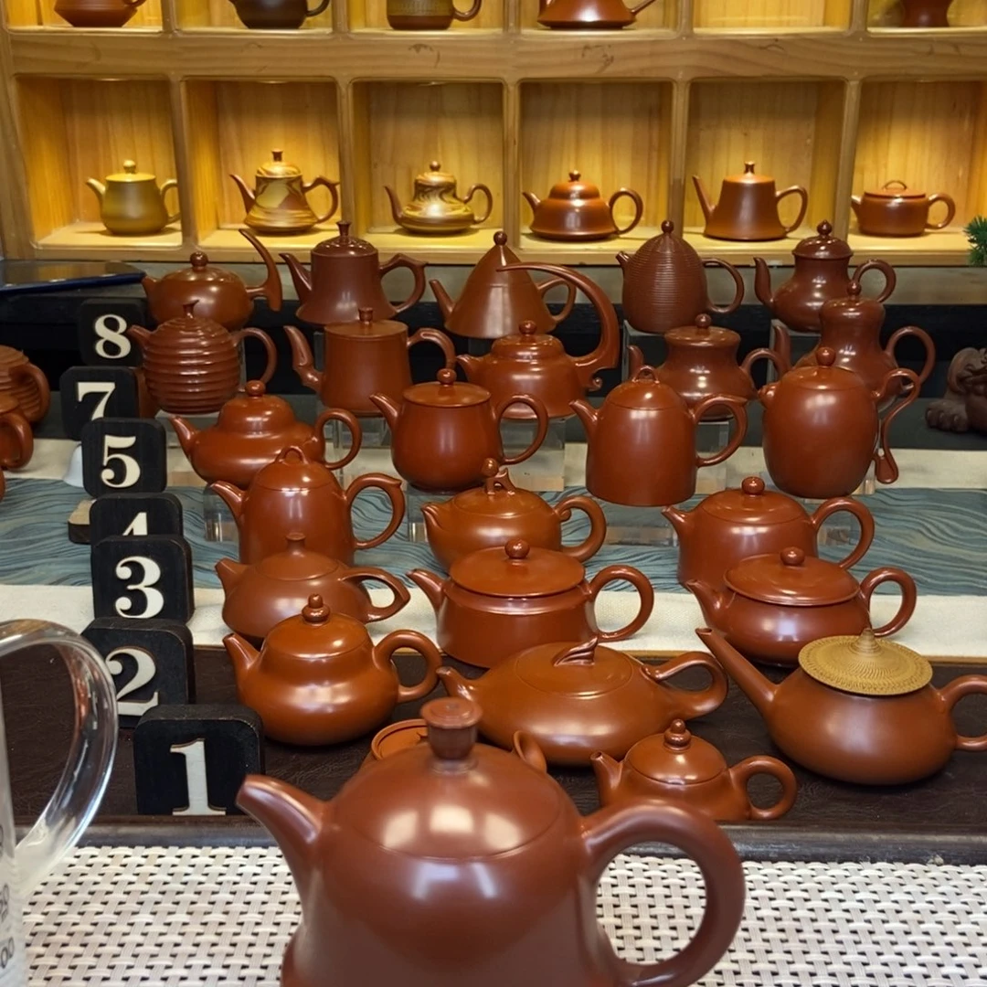 茶壶紫砂用****4潮州手拉壶手拉壶