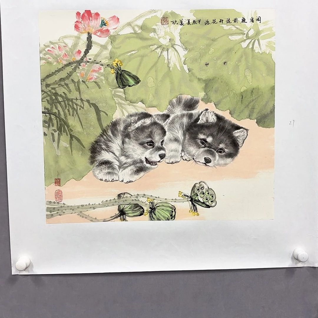 国画国画纯手绘作品请放心去藏