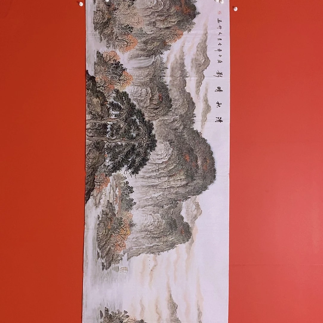 国画山水花鸟国画作品