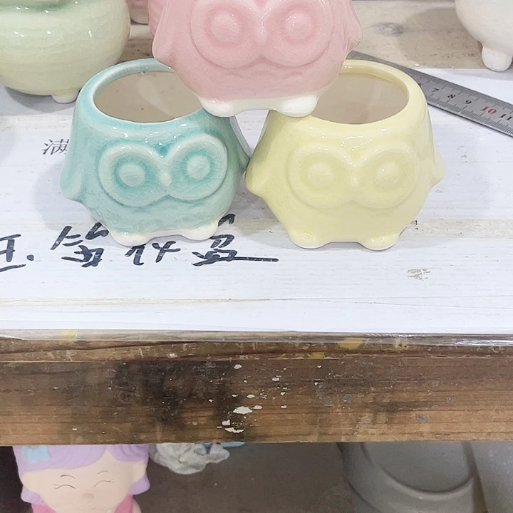 花盆陶瓷满12包邮