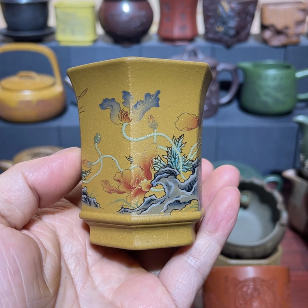 原矿紫砂手工主人杯