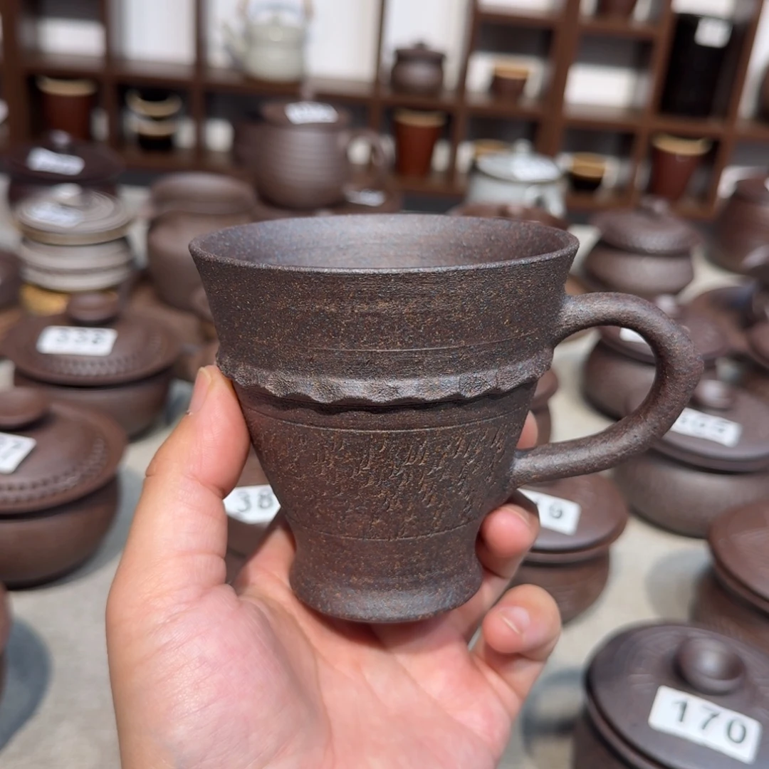 粗瓷茶具素色盖碗